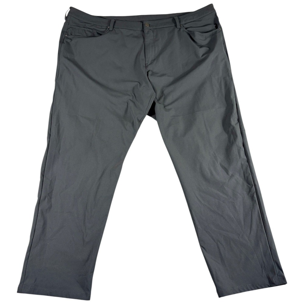 Lululemon Commission Pants Mens 46 Gray Casual Straight Stretch Premium